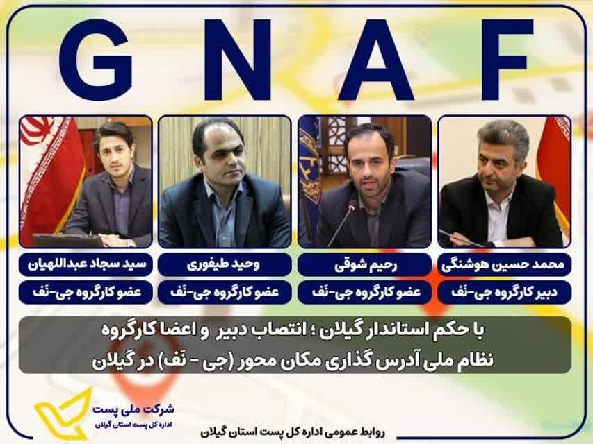 با حکم استاندار گیلان ؛ اعضای کارگروه تخصصی نظام ملی استاندارد نشانی ( جی نف ) منصوب شدند