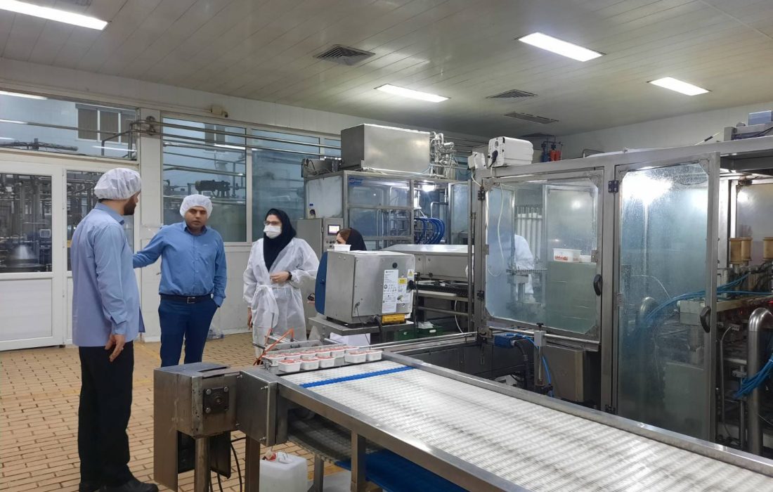 بازدید از کارخانه‌های تولید محصولات لبنی استان