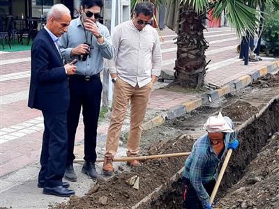 در راستاي بهره مندي بيش از ۱۰۰ خانوار؛ توسعه شبكه جمع آوری فاضلاب در شهر لاهیجان استان گیلان