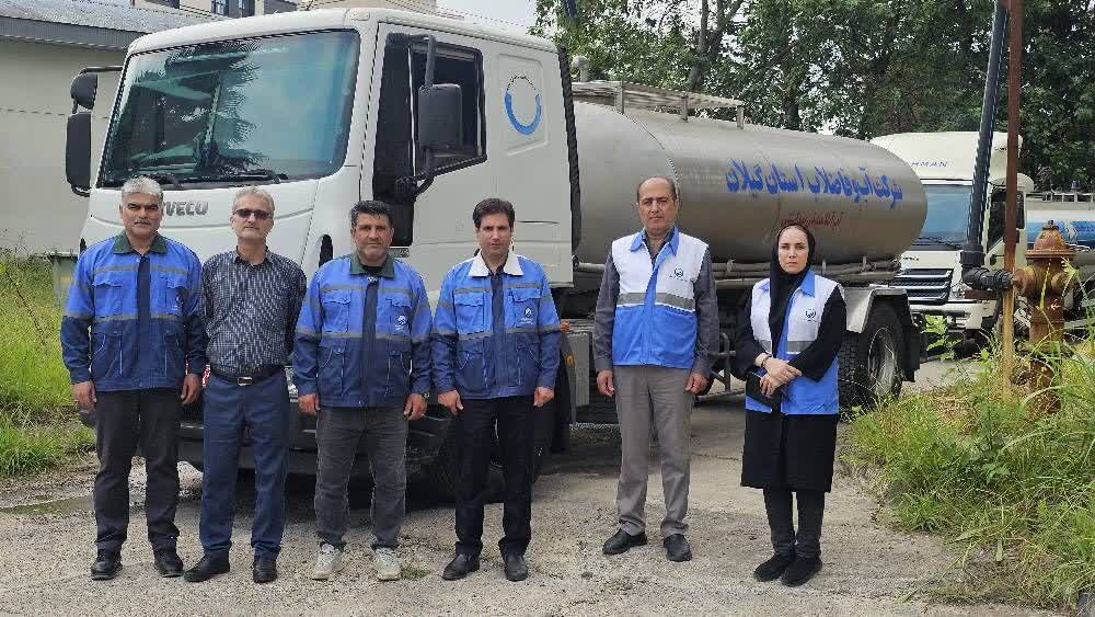 از گیلان تا قلب میادین خدمت، اعزام تانکرهای آبرسانی شرکت آب و فاضلاب استان گیلان به تهران و قم برای تامین آب شرب مراسم وداع با رهبر شهید انقلاب