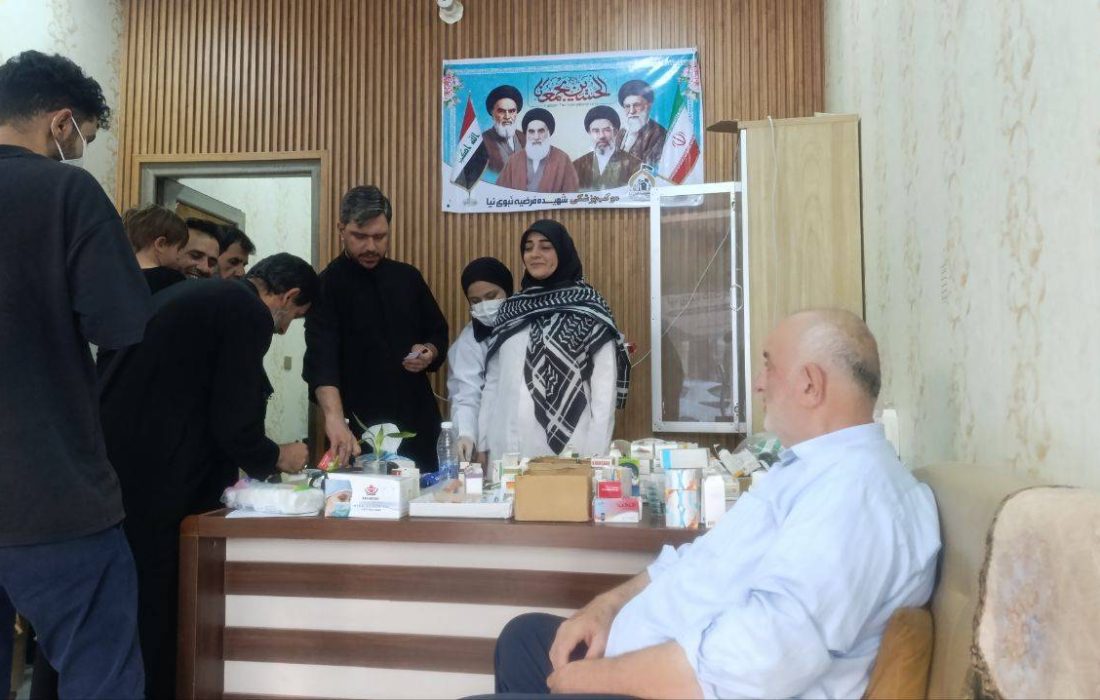 گیلوبدا گزارش میدهد؛ «موکب سلامت گیلان» میداندار خدمات سلامت برای زائران اربعین در کربلای معلا