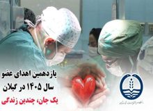 یازدهمین اهدای عضو سال ۱۴۰۵ در گیلان؛ مهدی رمضانی حیات‌بخش بیماران نیازمند عضو شد