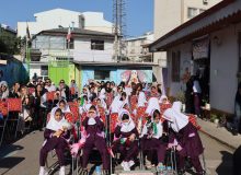 جشن شکوفه‌ها در دبستان دخترانه شهید صدوقی ناحیه یک رشت برگزار شد