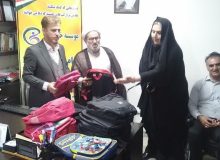از همدلی خیرین رودبار تا لبخند دانش‌آموزان/۱۵۰ کیف در پویش «همه حاضر» توزیع شد
