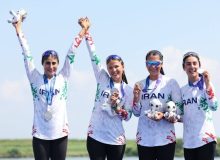 اولین مدال بازیهای آسیایی برای گیلان؛ کسب مدال نقره تیم روئینگ بانوان ایران با حضور دختر گیلانی