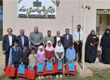 حضور سکاندار بانک صادرات گیلان در مدرسه کانکسی آترود اطاقور